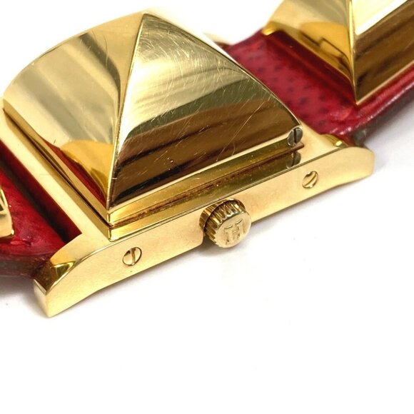 HERMES Medor Quartz Bracelet Watch Wristwatch - Picture 9 of 16